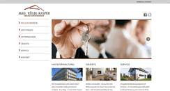 Desktop Screenshot of immobilien-verwaltung.at